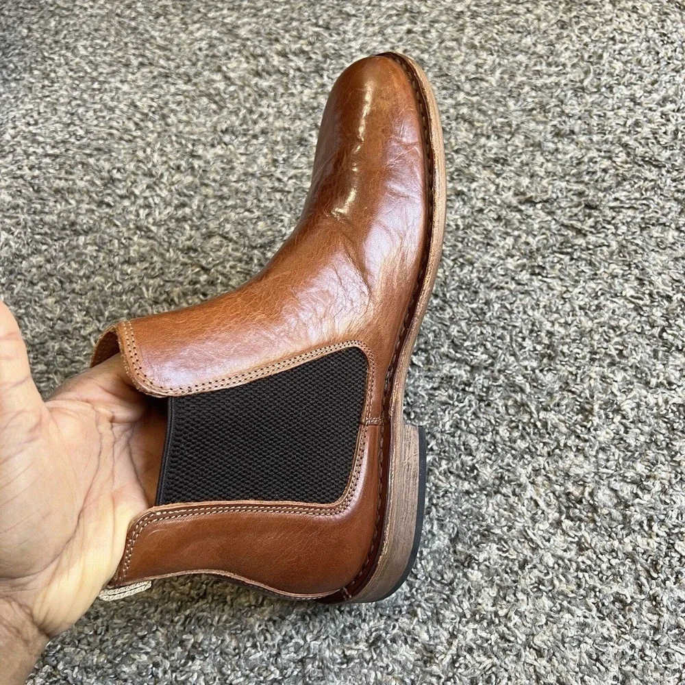 ASTORFLEX Bitflex Chelsea Boot Camel Brown Leather 45 US 12 LEFT SHOE ONLY READ